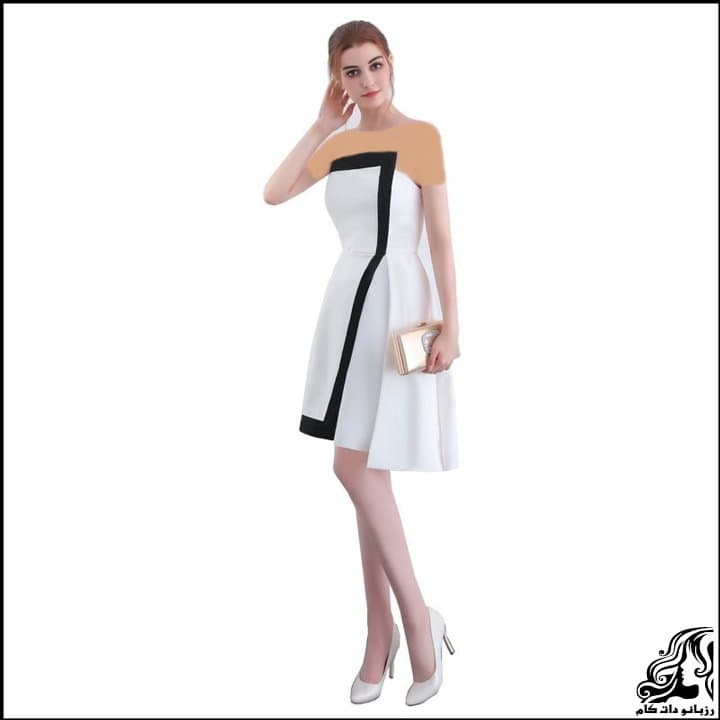 عکس از لباس مجلسی کوتاه دخترانه