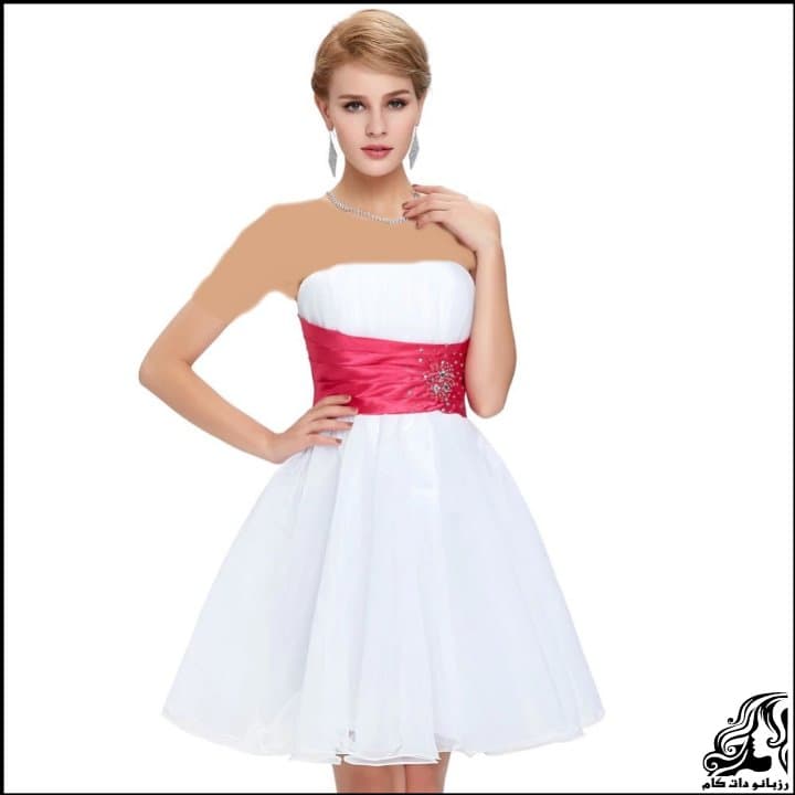 مدل لباس مجلسی کوتاه دخترانه و زنانه