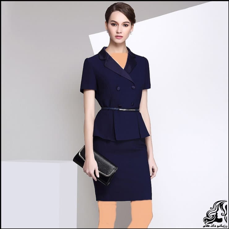 مدل های کت و دامن مجلسی زنانه با رنگ بندی کامل