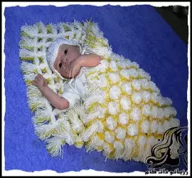 آموزش بافت پتوی کودک با قاب چوبی و میخ - tissue20wooden20frames 09