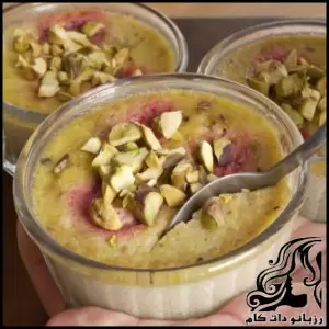 آموزش تهیه دسر پسته - training20pistachio20dessert 01
