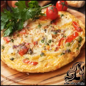 آموزش تهیه املت اسپانیایی - training20provided20spanish20omelette 01