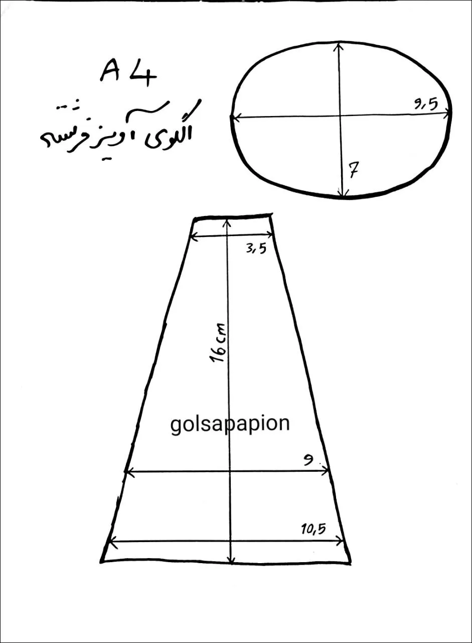 ساخت آویز فرشته زیبا با آموزش تصویری و الگو رایگان
