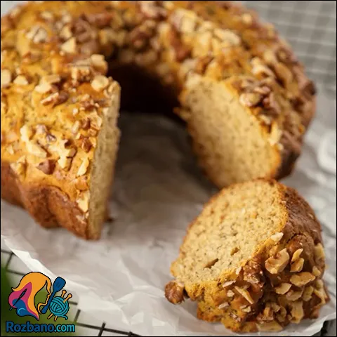 طرز تهیه کیک خرما و گردو خانگی برای رژیم غذایی سالم