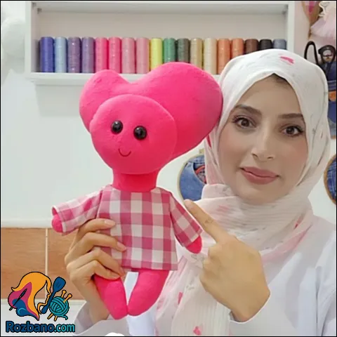 آموزش دوخت عروسک زی زی گولو مرحله به مرحله