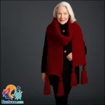 آموزش رایگان بافت شالگردن زنانه شطرنجی ساده و شیک