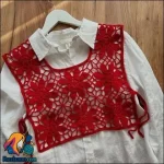 آموزش بافت وست یا ژیله دخترانه با قلاب بافی آسان
