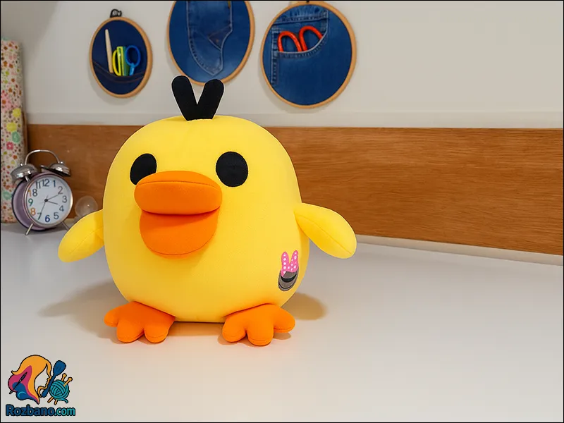 عروسک جوجه لب خوشگل با آموزش رایگان