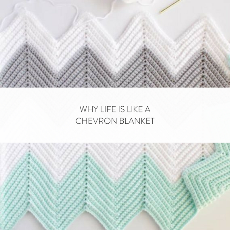 بافت پتو نوزادی زیگزاگ ساده و شیک برای سیسمونی