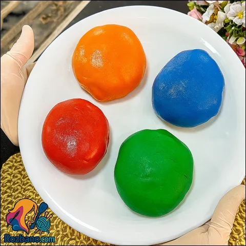 آموزش ساخت خمیر بازی خانگی ساده و سالم