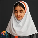 آموزش دوخت مقنعه فرم مدارس با الگو و خیاطی ساده