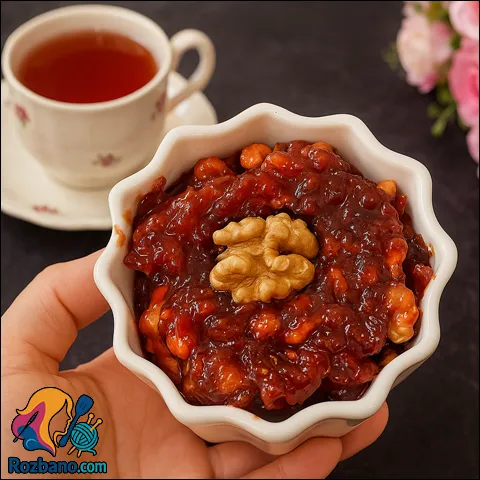 آموزش مربای انگور بدون شکر خوشمزه و خانگی