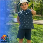 آموزش دوخت ست تاپ و شلوار بچگانه تابستانی