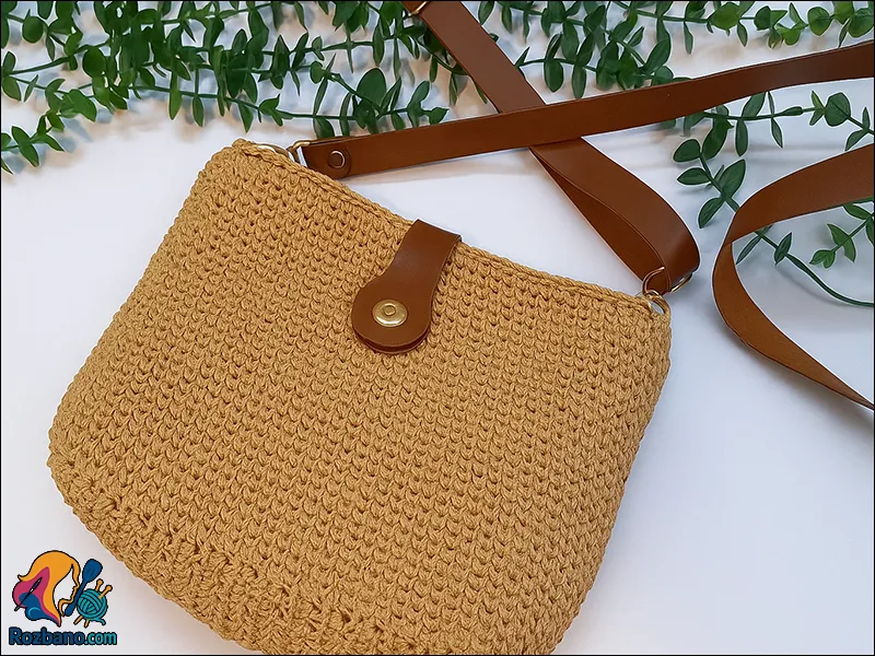 آموزش بافت کیف رافیا شیک و خاص مناسب کسب درآمد در خانه