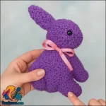 بافت عروسک خرگوش با قلاب بافی و آموزش گام به گام
