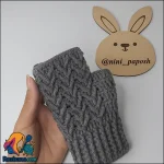 آموزش گام به گام بافت ساق دست اسپرت زیبا