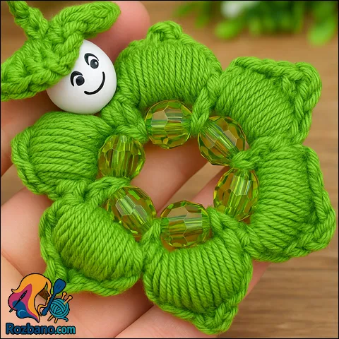 آموزش رایگان بافت آویز کلید مرحله به مرحله مناسب کسب درآمد در خانه