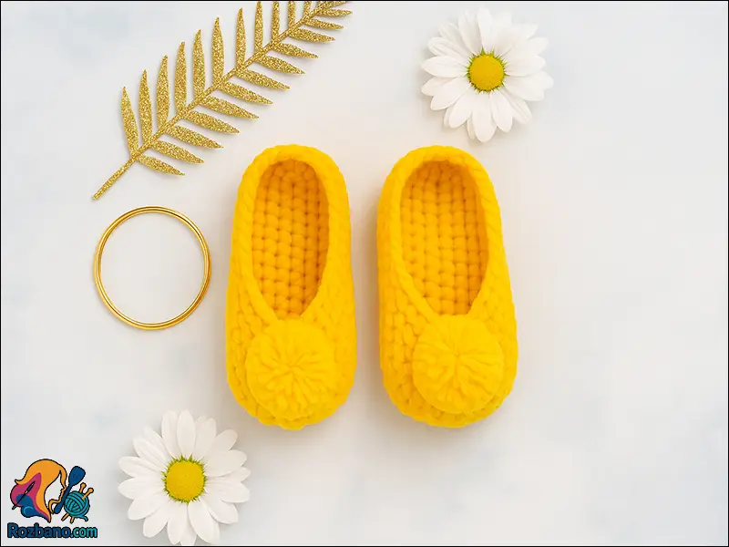 آموزش بافت پاپوش نوزادی خوشگل به ساده ترین روش