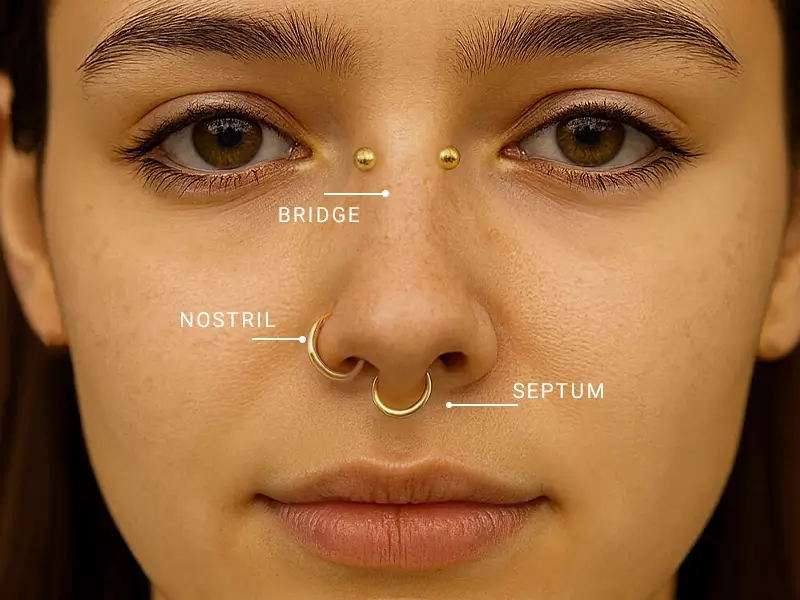 پیرسینگ بینی