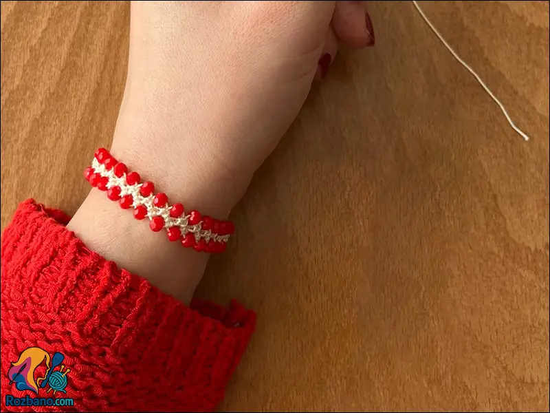 روش ساده بافت دستبند کریستالی برای مبتدی ها و حرفه ای ها