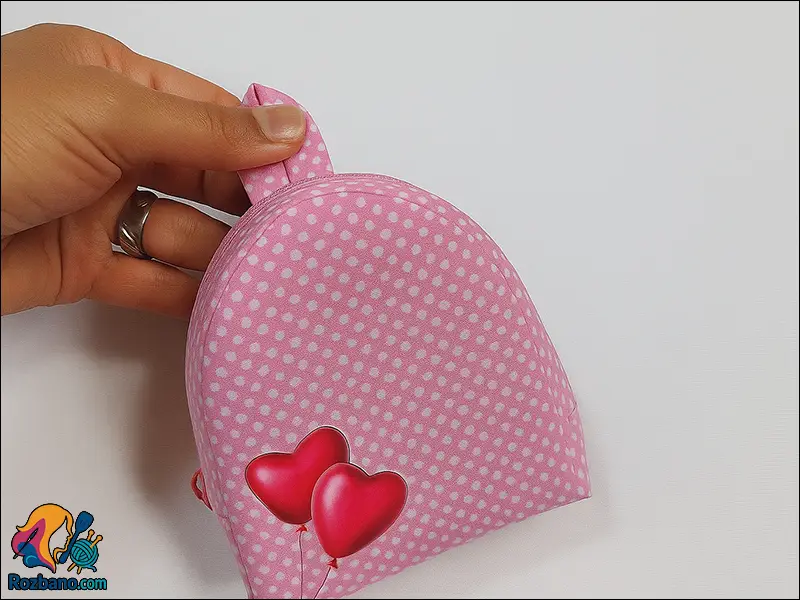 آموزش خیاطی آسان و دوخت کیف هندزفری فانتزی شیک