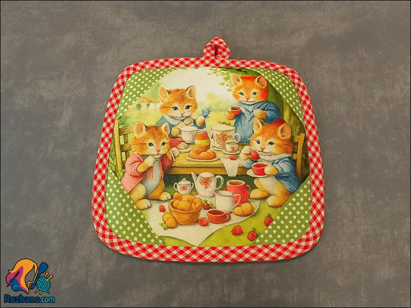 آموزش خیاطی دوخت دستگیره پنلی زیبا در منزل