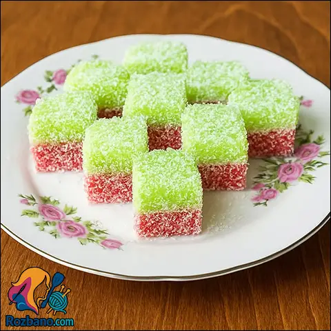 پف پفی خوشمزه مخصوص شب یلدا با ژله رنگی