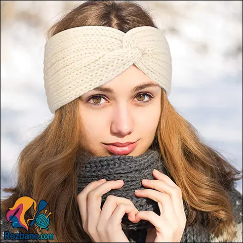 آموزش رایگان بافت هدبند سلطنتی شیک و خاص