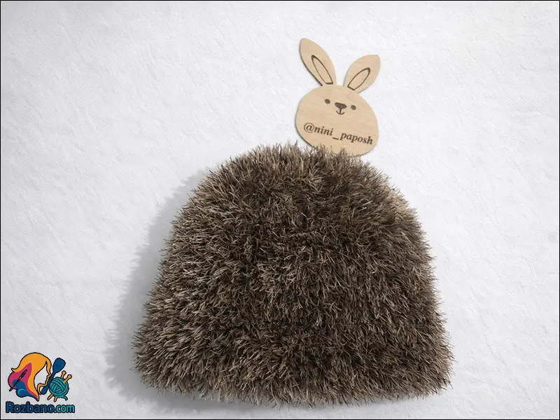 بافت کلاه روسی با میل بافتنی مرحله به مرحله