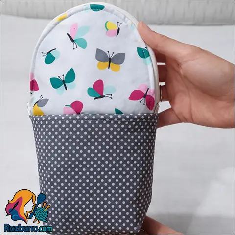 دوخت جامدادی مدل جدید با آموزش خیاطی و الگوی رایگان