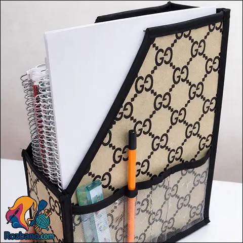آموزش دوخت باکس کتاب پارچه ای برای نظم دهی منزل