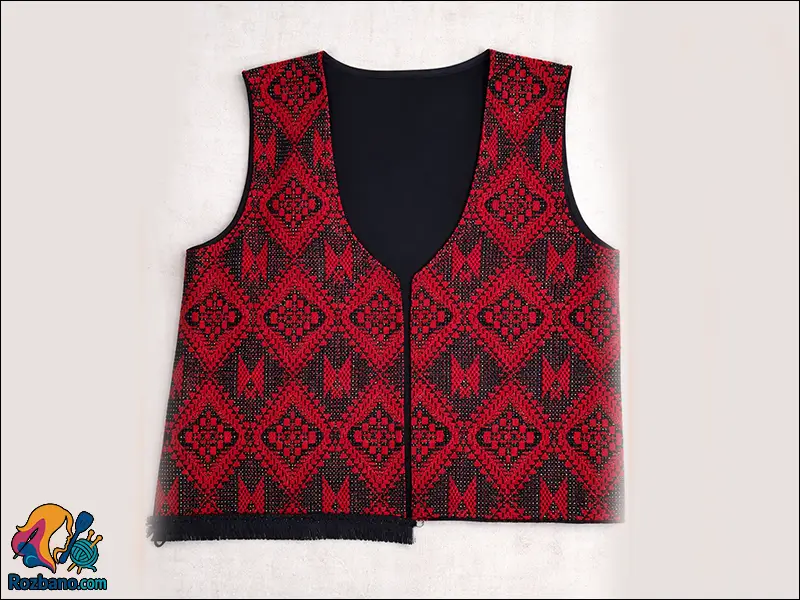 آموزش دوخت وست با دو مستطیل مناسب استفاده روزمره