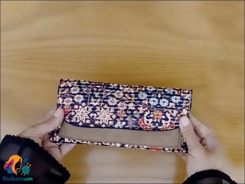 دوخت کیف پول زنانه در خانه با روش ساده
