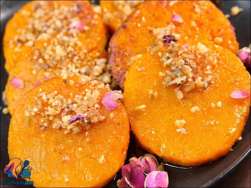 کیی پته مدرن مازندرانی آموزش کدوی پخته خوشمزه