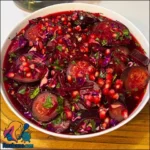 ترشی پاییزی انار و لبو مخصوص سفره پاییز