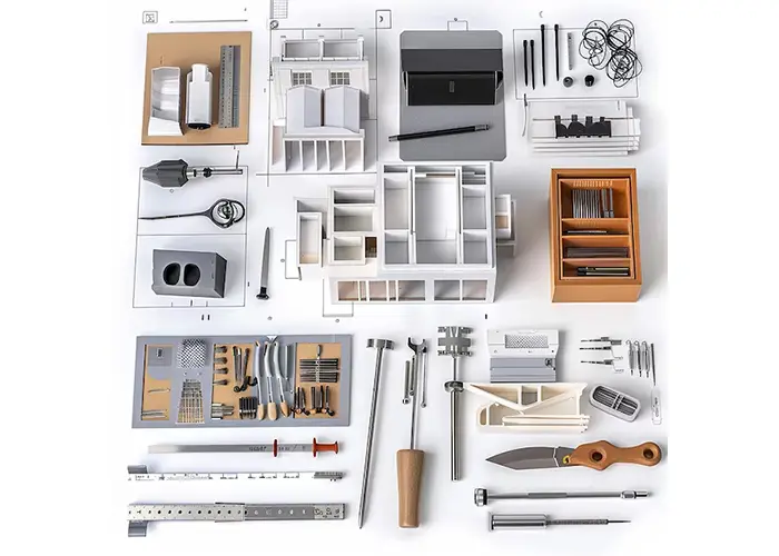 انواع وسایل ماکت سازی 