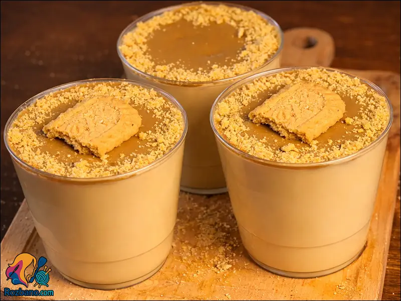 طرز تهيه دسر ليواني خوشمزه بدون فر و قالب