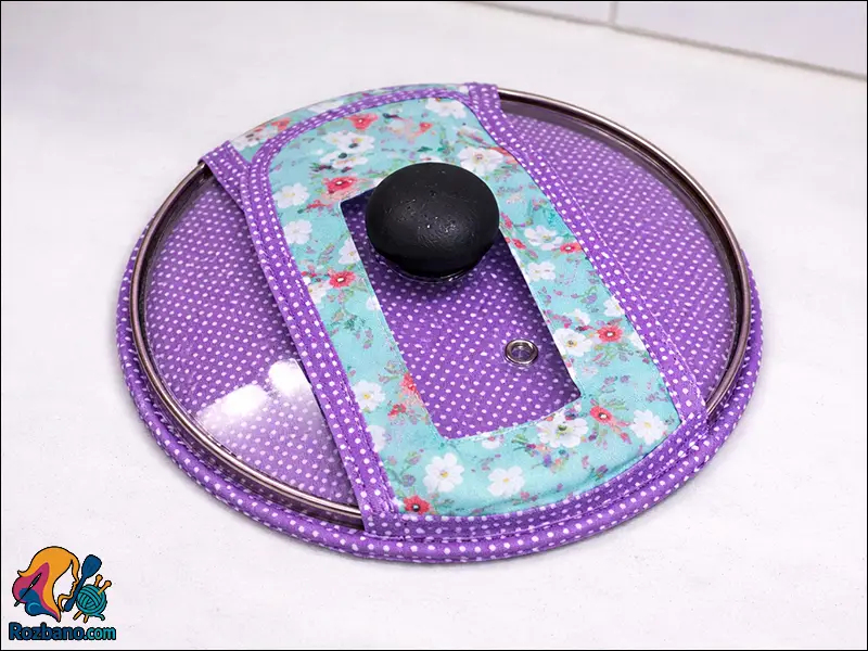 مراحل کامل دوخت دمکنی فانتزی برای ست آشپزخانه