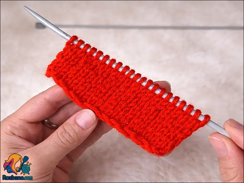 جلوگیری از جمع شدن بافت در ساده بافی شال و لباس