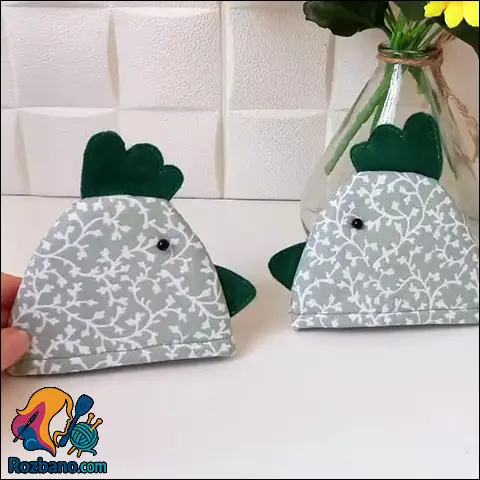 دوخت دستگیره جوجه ای ساده و کسب درآمد در خانه