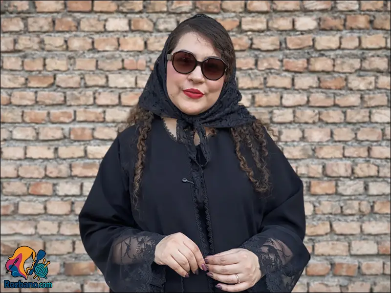 آموزش دوخت مانتو با ترکیب تور مرحله به مرحله