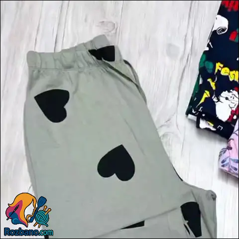 دوخت شلوار راحتی کمر کش بدون الگوی پیچیده