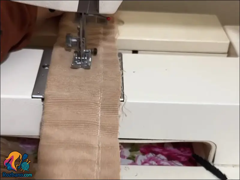 مراحل دوخت شلوار بگ بدون الگو با کمرکش