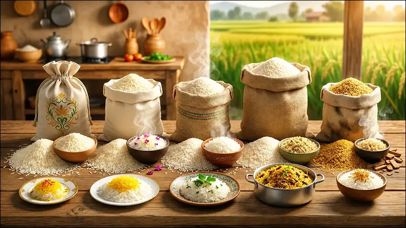 شناخت انواع برنج ایرانی و تفاوت برنج طارم هاشمی و صدری