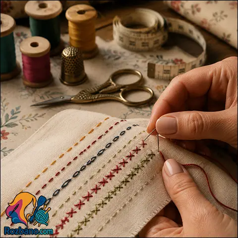 راهنمای جامع انواع کوک با دست؛ تکنیک های خیاطی حرفه ای