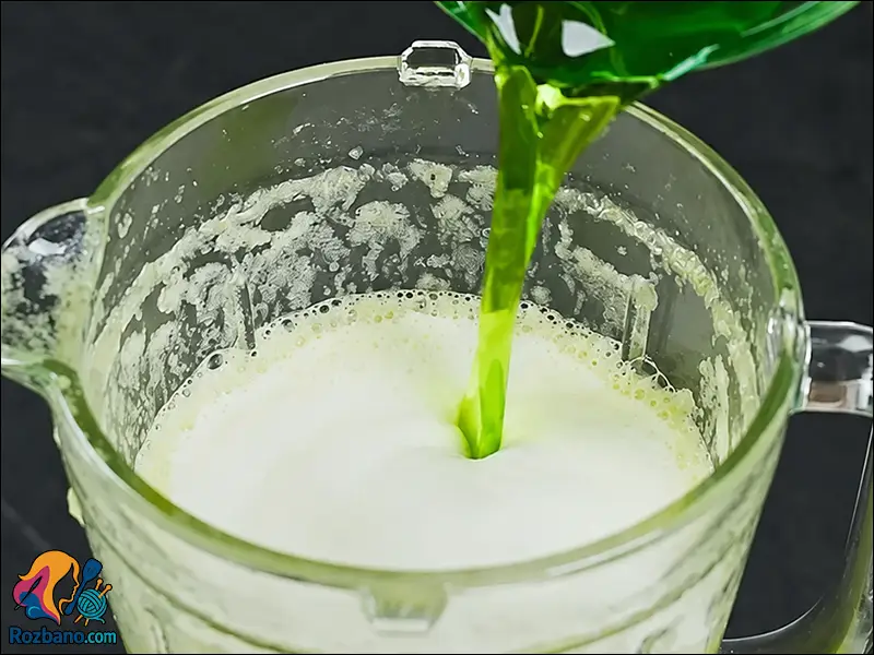 مراحل آماده سازی دسر خنک تابستانی با بستنی و طالبی