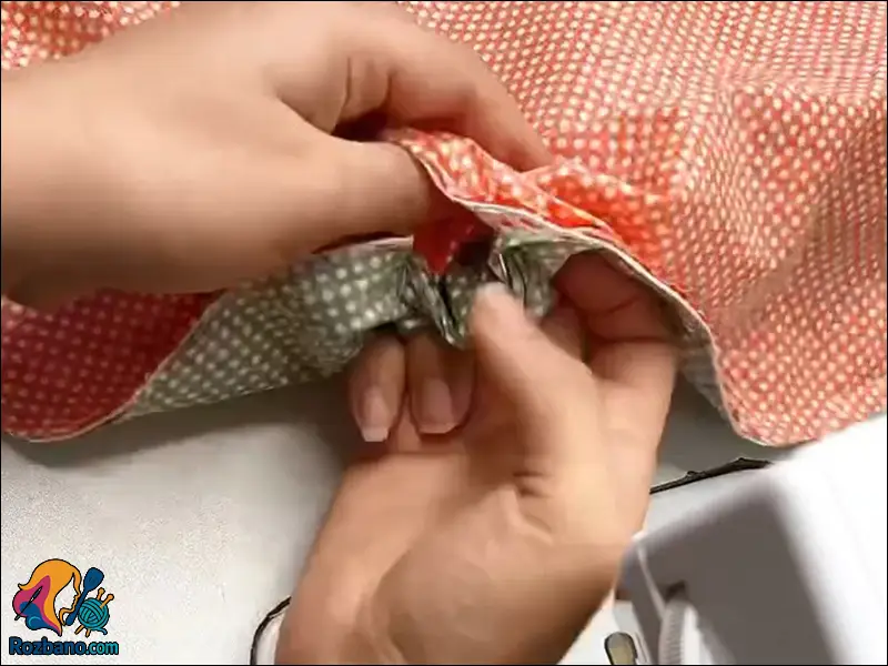 دوخت دم کنی فری سایز دو رو با الگوی ساده و حرفه ای