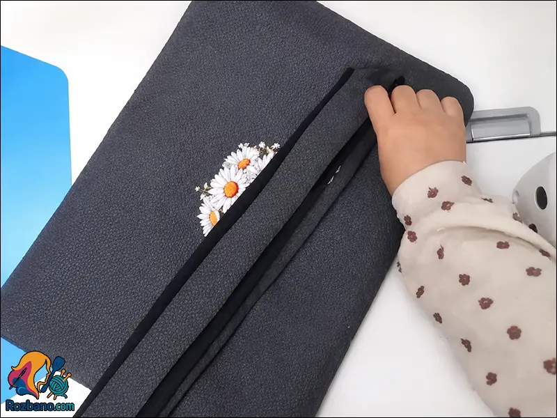 آموزش مرحله به مرحله دوخت کیف لپ تاب چرمی