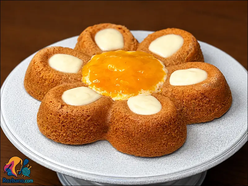 آموزش طرز تهیه کیک خرمالو با گردو نرم و مجلسی