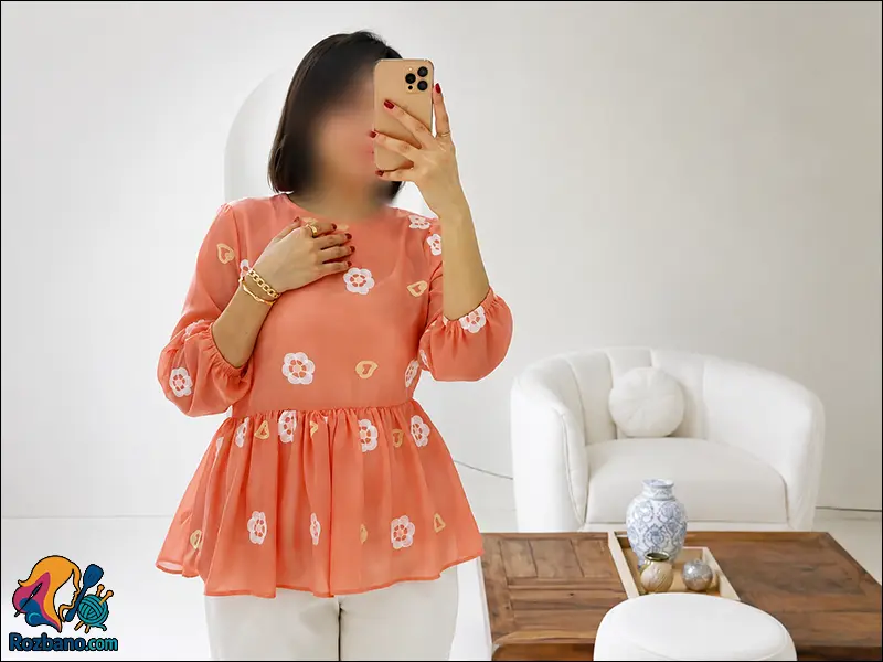 آموزش دوخت شومیز ترند بدون الگو در خانه